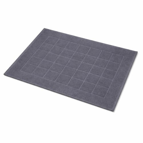 Betz Badvorleger Berlin Größe 50x70 cm 100% Baumwolle Badematte Badteppich Duschvorlage Qualität 650 g/m² Farbe dunkelgrau