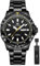 OLEVS Uhr Herren Schwarz Großes Zifferblatt Lässig Kleid Herrn Metall Armband Uhren Edelstahl Moderne Geschenke Uhren Männer mit Datum Leuchtend Wasserdicht Mode Quarz Analog Armbanduhren für Herren