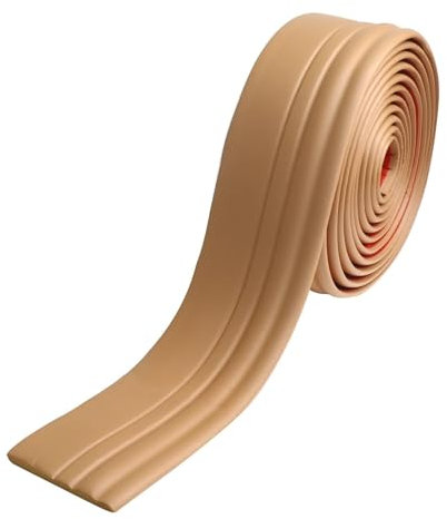 20FT 4 Baseboard Trim | Peel and Stick Self-Adhesive Design Vinyl Wall Base | Caulk and Trim Strips for Floor, Flexible Caulk and Trim Strips for Floor Wall Base Cove and More