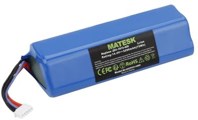 14,4 V 5200 mAh S10-LI-144-5200 Vacuum Cleaner Akku für Ecovacs Deebot T8 T8+ T9 T9+ für Deebot Ozmo 950 T10 T9 DX65 DX93 DX96 X1 Omni X1 Turbo X1 Plus DLX1 11-21. /61 DBX11-11/21 201-1913-4200