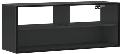 vidaXL TV Cabinet Stand - Wall-Mounted Media Unit Sonoma Oak, Engineered Wood & Metal Frame - 100 x 31 x 39.5 cm