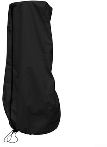 Boxsack-Abdeckung, wasserdicht, Standboxsack, mit Kordelzug, verhindert das Eindringen von Staub, 56 x 132 cm, Schwarz