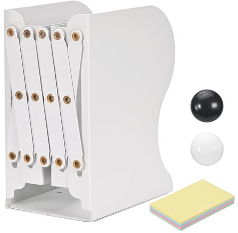 Szaboviktoria Serre Livre,Cale Livre réglable et Extensible,Presse Livre Domestique antidérapante,Classeur à Magazines, Serre-Livres pour l'école