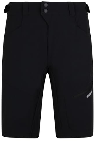 Ziener Herren Fahrrad-Shorts mit Innenhose - Mountainbike/Outdoor/Freizeit - atmungsaktiv,schnelltrocknend,gepolstert Nelat X-Function