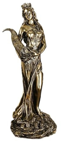 Sulxyi Göttin Fortune, Statue Veronesische Göttin, Tyche Luck Fortunas, Exquisite Design und Handwerkskunst Veronesische Skulptur Tyche, der Griechisch des Glücks für Wohndekorationen