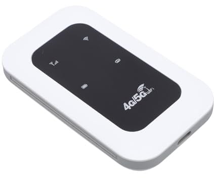 4G Mobile WiFi -Hotspot für Reisen, Tragbarer WLAN -Router Entsperrt, Bis zu 300 Mbit/S Hochgeschwindigkeits -Hotspot mit SIM -Kartensteckplatz, Unterstützung von 10 Geräten