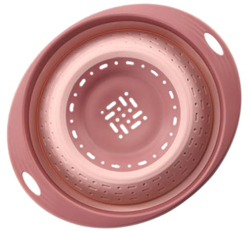 VINTORKY 1 Stück Teleskop Abtropfkorb Behälter Rostfrei Funktionales Sieb Geschirrkorb Klappkörbe Zusammenklappbar Küchenspüle Organizer Trocknen Abtropfschale Speisekammer