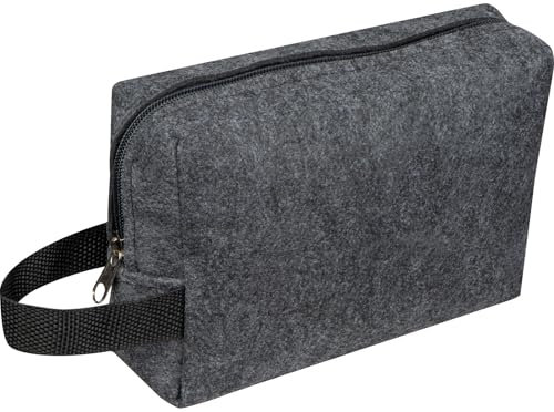 Kosmetiktasche / Kulturtasche / Farbe: grau