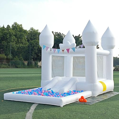 12FT White Inflatable Bouncing House