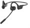 EasyByMall Cuffie wireless a conduzione ossea con microfono a cancellazione del rumore per attività all'aperto e guida (nero)