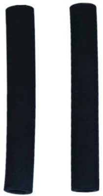 2 Stück schwarze Abdeckung für Kinderwagengriffe, Schaumstoff-Bezüge für Armlehne, weiche PR-Babywagenabdeckungen, Einkaufen, Reiseausrüstung, Einkaufswagen-Abdeckungen