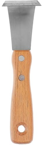 Holzgriff Baumrindenschäler für Obstbäume aus Edelstahl | Manuelles Entrindungswerkzeug, Präzises Gartenwerkzeug, 1 Stück, für Sämlinge und Baumstämme