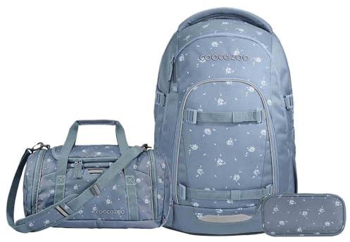 Coocazoo Mate Schulrucksack Set 3tlg. inkl Sporttasche (Bloomy Daisy)