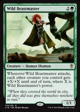 Magic: the Gathering - Wild Beasmaster (176/351) - Commander 2016