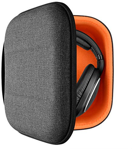 Geekria Funda para Auriculares HD599, HD598CS, HD280PRO, HD 599 SE Headphones, Estuch Rígido de Transporte, Viaje Bolsa