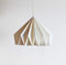 Brownfolds Papier Origami Lampenschirm; Vanille Glück Dual Pack |Weiß|(LxBxH) 30 cm x 30 cm x 23cm