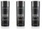 TOPPIK 3x 55 g Haarverdichter Streuhaar Haarverdichtung Schütthaar Hair Fibers Farbton Schwarz Black (Duftfrei, Keratin, Alle Haararten)