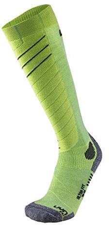 UYN Herren Ski Ultra Fit Herren Socke, Green/Black, 35-38 EU
