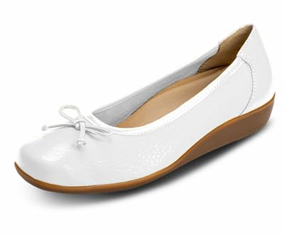 VITAFORM® Ballerinas Damen I Slip Ons Sommer-Schuhe I Brautschuhe flach I 100% Exklusives Hirsch-Leder I Sportlich-Elegant Klassisch I Weite H