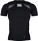 Canterbury Gilet da rugby professionale unisex per adulti, protegge petto e spalle, traspirante, leggero e flessibile, nero/bianco/argento, L