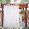 SMITHOOM 2 Panneaux Rideaux D'extérieur à œillets Imperméables pour Extérieur Terrasse Salon Chambre à Coucher Décoration Pergola Blanc 132x244cm