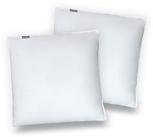 MB MÜLLER Seitenschläferkissen Body Pillow kuscheliges Kissen für Seitenschläfer Stillkissen Kniekissen Schwangerschaftskissen anitiallergisches orthopädisches xxl Komfortkissen, lang (2x 65x65cm Set)