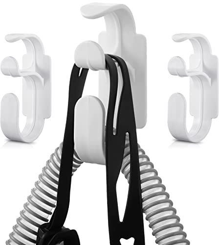 Diyfixlcd Maschinenschlauchaufhänger mit Anti-Rutsch-Funktion, Schlauchhalter für Bettaufhänger, Schlauch-Organizer und Kopfbandhaken, kombiniert, um Schlauch vor Auslaufen und Verflechtung zu