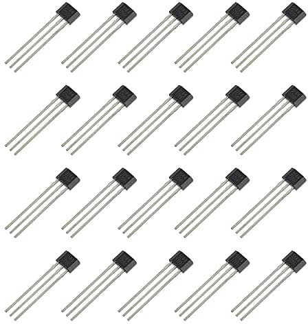 EPLZON A3144 Linearer Hall-Effekt-Sensor 3-poliger Magnetdetektor für Arduino (Packung mit 20 Stück)
