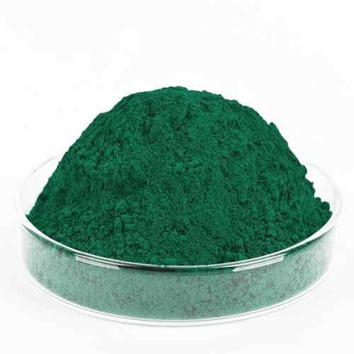 GOODTAKE Concrete Pigment, Green Iron Oxide Pigment Powder, Concrete Cement Dye Color for Pastel Tile Paint Cement Mortar Grout (Green, 2 Pounds)