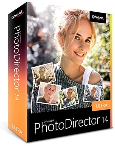 CyberLink PhotoDirector 14 Ultra | Leistungsstarkes Bildbearbeitungsprogramm | Komplettes Fotostudio | Erstellt perpekte Fotocollage / Fotoshow / Panorama | Lichteffekte | GIF | Windows 10/11 [Box]