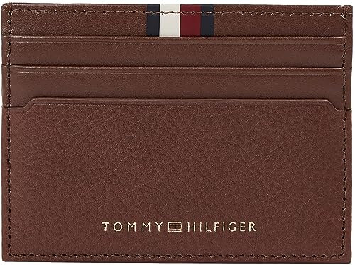 Tommy Hilfiger Herren Portemonnaie Cc Holder Klein, Braun (Dark Chestnut), Onesize