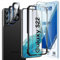 Uyiton Protector de Pantalla para Samsung Galaxy S22 Cristal Vidrio Templado, 2 Vidrio Protector 2 Protector de Lente de cámara, 9H Dureza Cristal Vidrio Templado con Plantilla