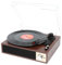 Giradischi Vinile, VIFLYKOO Giradischi Bluetooth Giradischi Vintage 3 Velocità 33/45/78 RPM con Altoparlanti Integrati, Codificatore Digitale, Lettore di Dischi Lettore di Vinile LP/Aux IN/RCA/USB