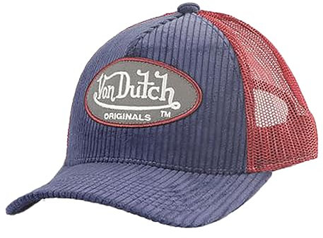 Von Dutch Originals Trucker Cap Boston Navy/red
