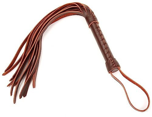 Wellnoon 1 Pièce de Cuir de 49 Cm avec Fouet B -D - S - M Disponible dans La Salle Equestre Rouge