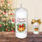 Weihnachtskerze Stumpenkerze – Schöne Weihnachtszeit - Kerze in Geschenkverpackung mit Schleife zu Weihnachten | moderne Motive auf Tattoofolie Schiebefolie