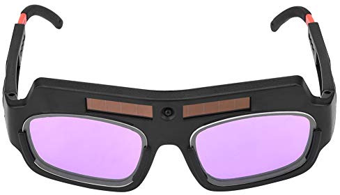 Gafas de Soldadura con Oscurecimiento Automático Solar, Gafas Protectoras de Seguridad, Protección Ocular con Sombra Ajustable para Gafas de Resistencia Al Impacto Eléctrico de