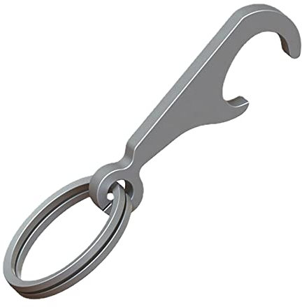 KieTeiiK TC4 Für Titanlegierung Für Kreative Mini Bier Flaschenöffner Schlüsselanhänger Mit Für Schlüssel Ringe Dosenöffner Tragbare Gadget Bier Flaschenöffner