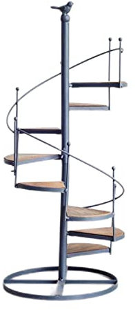 Leisurealeaneag Blumenregal aus Holz, mehrstöckig, Pflanzenständer, Bonsai-Regal, Haus, Garten