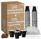 GM KIT 500 Bicchieri in Plastica Neri da Caffè da 70 ML + 500 Palettina da Caffe' in Legno di Betulla imbustate singolarmente