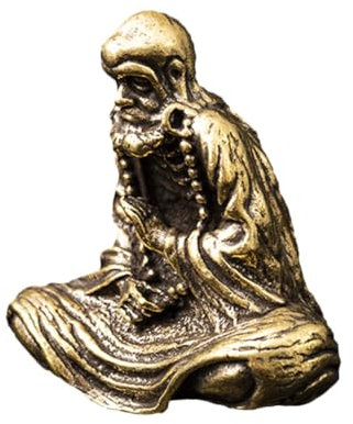 ABOOFAN 1 PC Statue De Bouddha Bronze Zen Monde Statue De Bouddha Antique Ornement De Bouddha Gadget De Bureau Poisson Aquarium Décoration Décor À La Maison Ornement sur Le Thème De