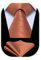 Enlision Orange Herren Hochzeit Plaid Krawatten mit Einstecktuch Formell Business Krawatte & Taschentuch Set