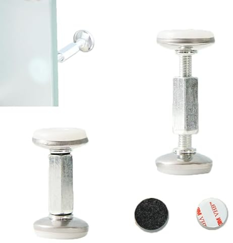 ieron Kopfteil-Stopper, Stoßstange für Wand, Boden, verstellbare Kopfteil-Befestigungen für Zuhause, Zimmer, Wände, Betten, Schränke, Sofas, 2 Stück