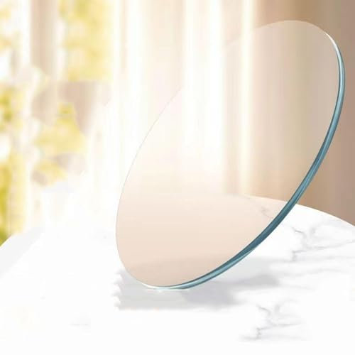 Dessus de table en verre trempé, plateau en verre pour table à faire soi-même, convient pour table à manger, table basse, 11 tailles au choix, facile à nettoyer, résistant aux hautes