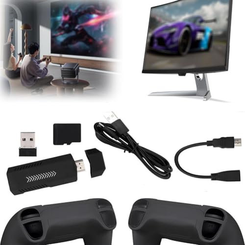 Yiokii X2 Ultra Game Stick 4k, Retro Game Stick Plug and Play Videogioco con oltre 35500 giochi (64G), uscita HDMI 4K e controller wireless 2.4G, emulatori portatili Nostalgia Arcade per gli amanti