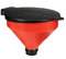 10Inch Funnel Tank with Lid and Mesh - Fine Mesh Filter for Easy Refilling - Thick Plastic Fuel Funnel for Petrol, Diesel, Oil, Ad-blue, Water, Screen Wash