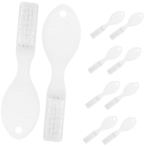Baluue 20 Kleiner Zahnbürsten für Gefängnisinsassen mit Kurzem Griff aus Kunststoff und Nylon Tragbar und Ergonomisch für Mundreinigung Unterwegs