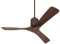 Glowster Ventilador de techo 35W DC, diseño en madera oscura, ideal para climatización y decorar espacios interiores.