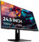 24,5 Zoll 500Hz IPS Gaming Monitor, 1ms, 400cd/m², 100 sRGB PC Display 1920x1080P, AMD FreeSync Premium Pro kompatibel, 2x HDMI 2.1 & DisplayPort 1.4, VESA unterstützt Computerbildschirm, schwarz