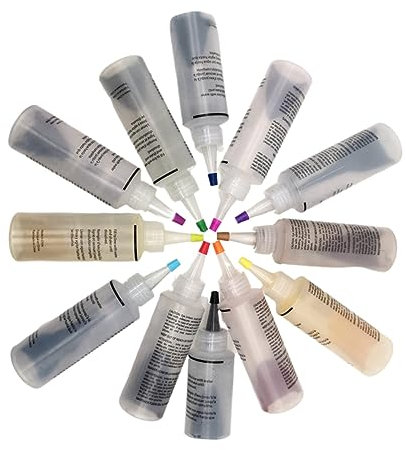 DOITOOL Pigmentos De Color Para Teñido Kit Pigmentos Para Hacer Mismo Tintes Para Ropa y Zapatos Seguro Adultos